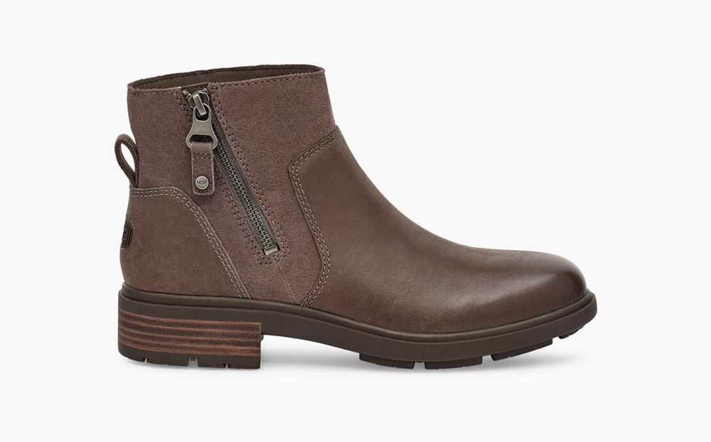 Ugg Chelsea Boots Canada - Ugg Women's Harrison Zip Chocolate